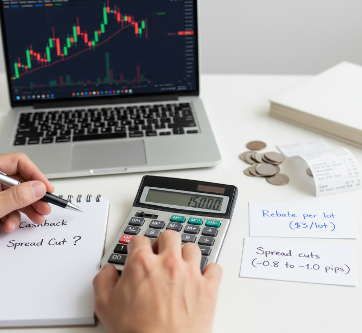 Cashback o discount – Ano ang mas matipid Maraming trader ang nagdadalawang-isip kung mas makakatipid ba sila sa cashback o sa spread discount. Heto ang detalyadong paghahambing para mas madaling makapili.